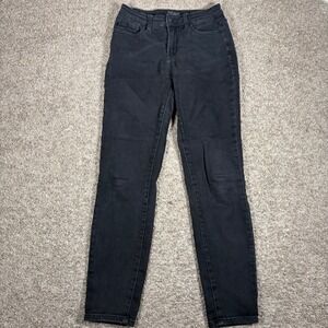 Judy Blue Los Angeles Black Denim Mid Rise Slim Fit Jeans Women's Size 3/26